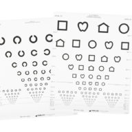 LEA SYMBOLS®/Landolt rings wallchart 15 lines