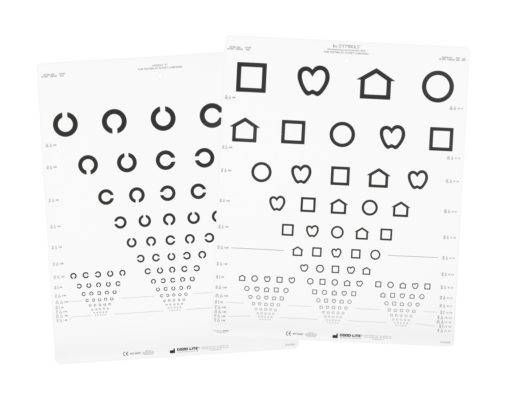 LEA SYMBOLS®/Landolt rings wallchart 15 lines