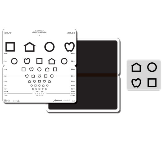 LEA SYMBOLS® – foldable 10 lines distance chart