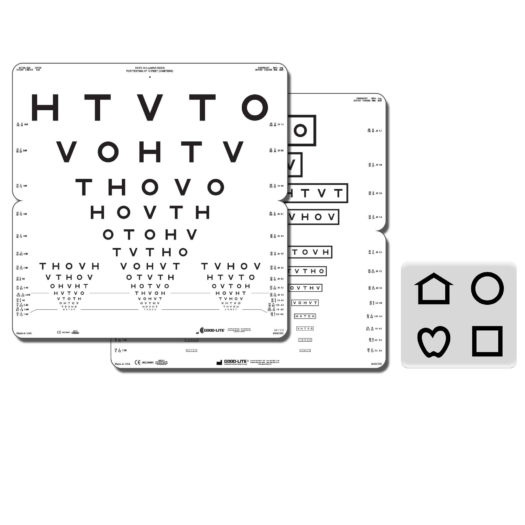 HOTV Folding Eye Chart (Massachusetts)