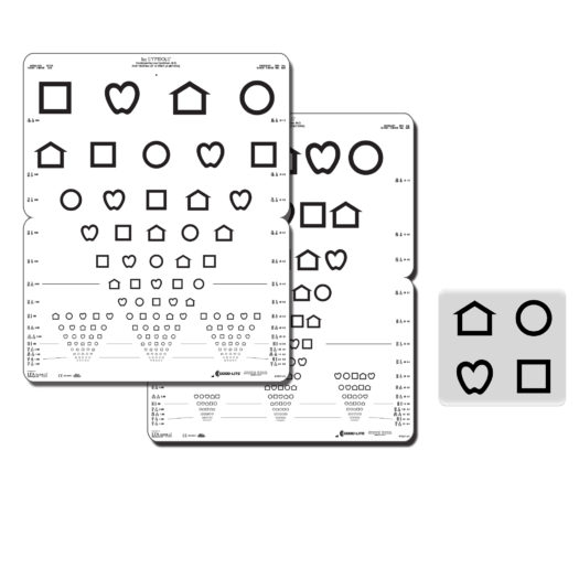 Optotype interspacing 100 % / 25 %