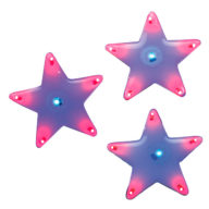 Fixation stars for retinoscopes (3 pieces)