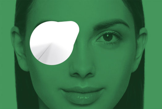 opaque eye patch