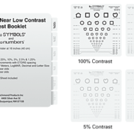 Paediatric Near Low Contrast Test – ring binder