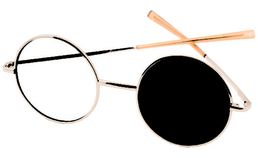 Reversible occluding glasses