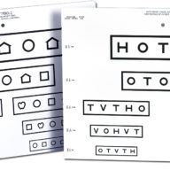 LEA symbols / HOTV Screening Wall chart (Massachusetts) 3 m