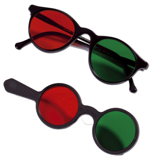 Red-green hand-held frame (OCULUS®)